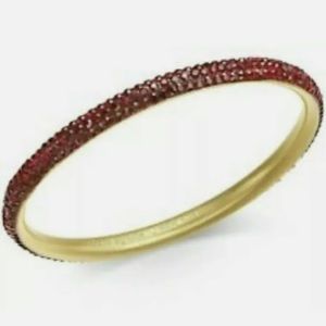 Kate Spade “Razzle Dazzle” Red Crystal Bangle Bracelet.